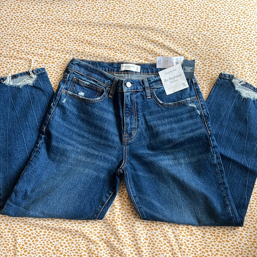Abercrombie & Fitch The Boyfriend Mid Rise